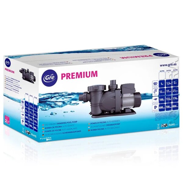 Gre Premium 3/4 CV self-vacuum pump - Image 2