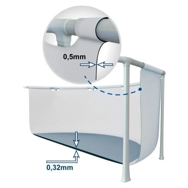 Detachable pool INTEX Prism Frame without sewage 366x76 cm - Image 2