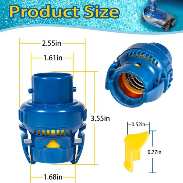 Repuesto de válvula reguladora de caudal FRV100 para limpiador de piscinas con succión automática para interior de la serie Elite MX6 y MX8 de Zodiac - Image 6