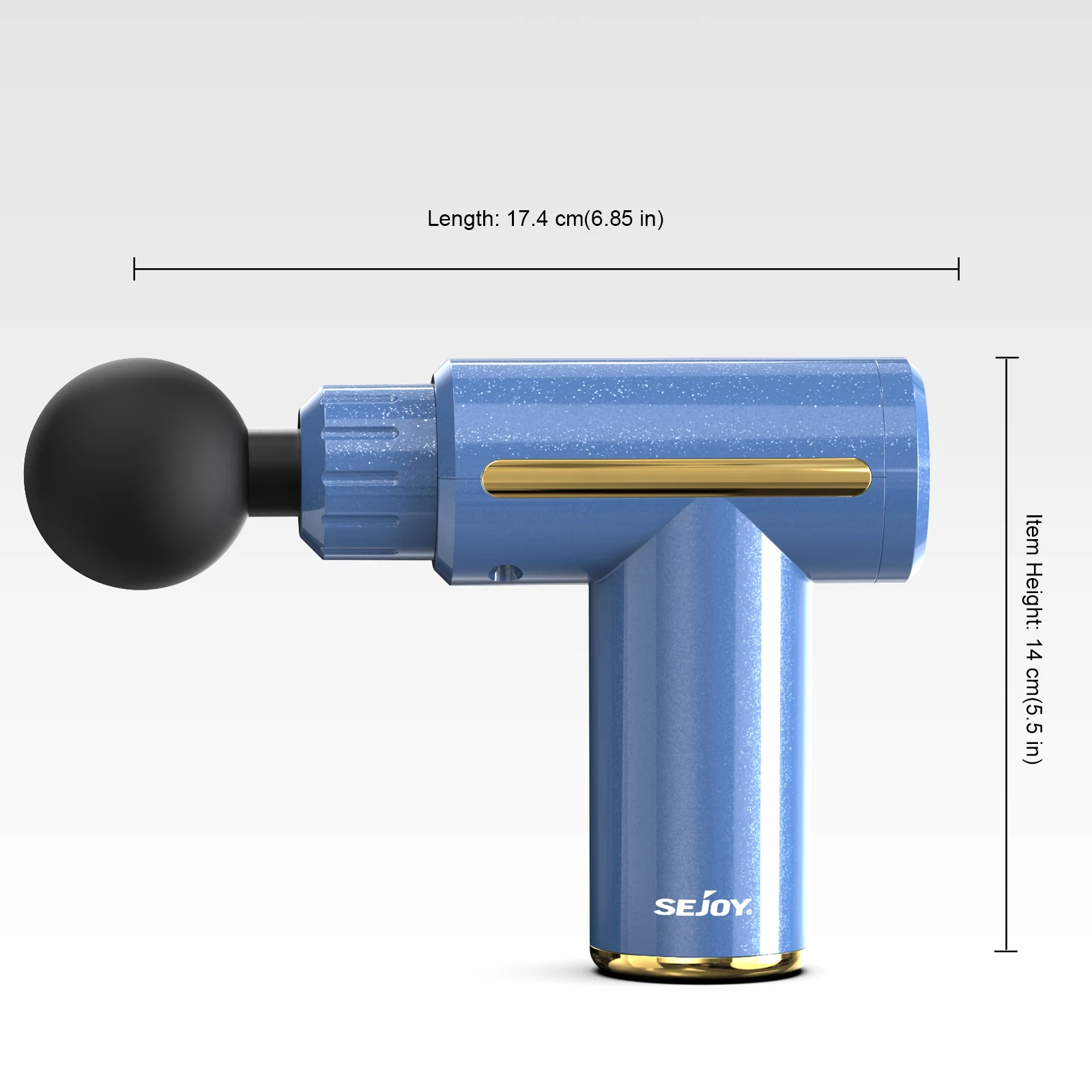 Pistola de Masaje Masajeador de tejido con pistola de fascia portátil