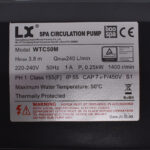 Bomba de filtración Lx Spa Bañera Whirlpool WTC50M - 0,35 HP (0,25 kW) 50 mm - Image 5